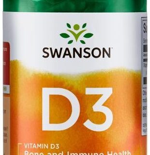 Swanson Vitamin D3 2000 IU - 250 caps bottle