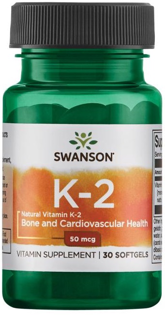 Swanson vitamin k2 50mcg-30softgels