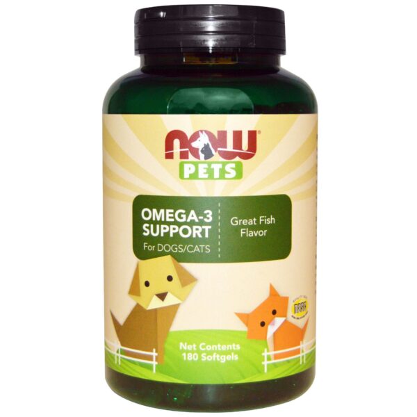 now foods pets Omega-3 Support 180