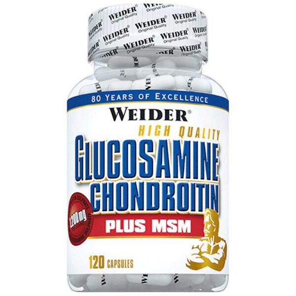 weider glucosamine chondroitin plus msm 120 caps