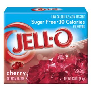 Jell-o Sugar Free Gelatin Dessert cherry