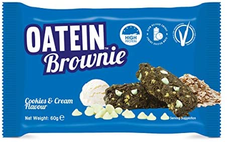 Oatein Brownie cookies and cream bar