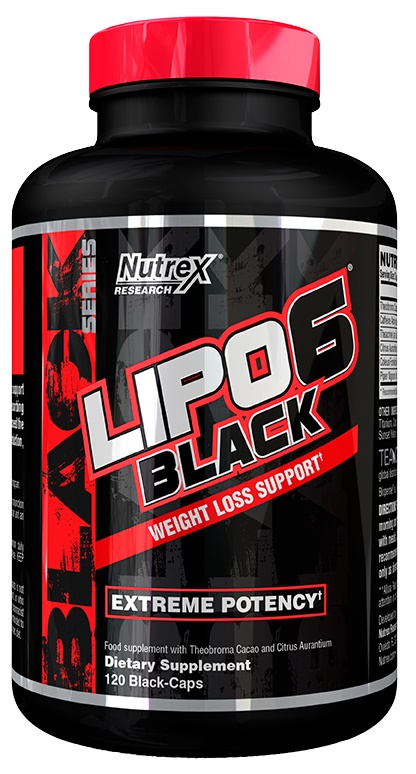 Lipo-6 Black Nutrex | 120 Black Caps