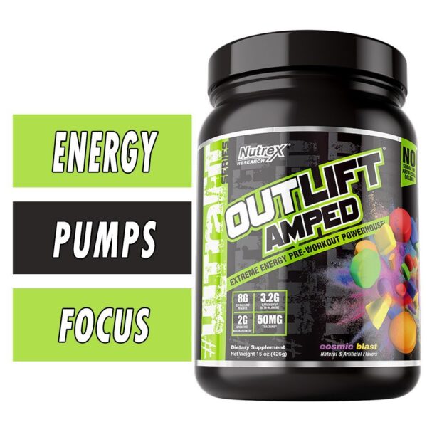 Outlift Amped PrePost Workout NUTREX MAIN
